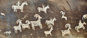 Indian petroglyphs illustration